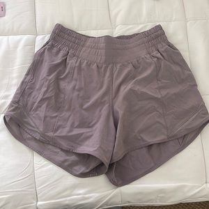 Size 4 high rise hotty hot lululemon shorts 4inch